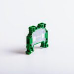 MRK 4; Клеммник на DIN-рейку 4мм.кв. (зеленый) (1029)