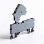 OPK 2,5 SLD 220VAC/DC; Клеммник пруж.быстрозажимной (Push in) с держ.предохр.(5х20), 2,5 мм.кв., с и